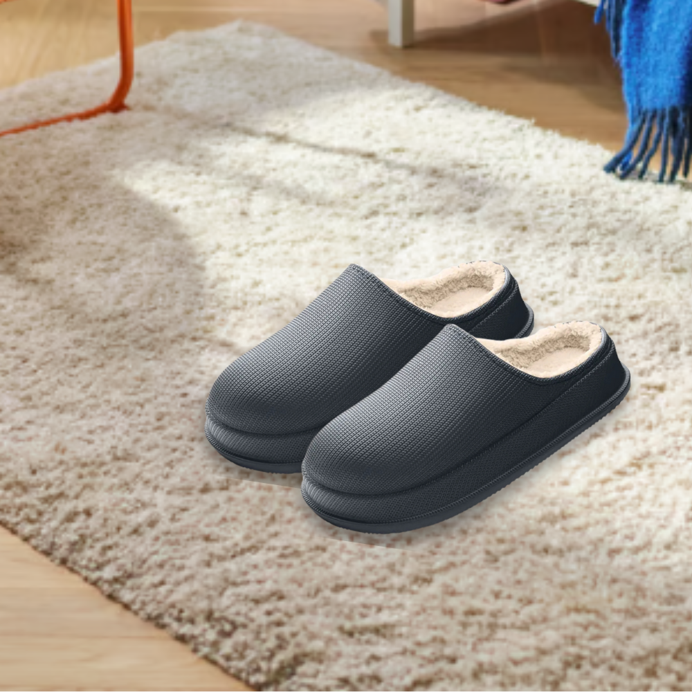 Dark Gray Ultimate Comfort Cloud Slides