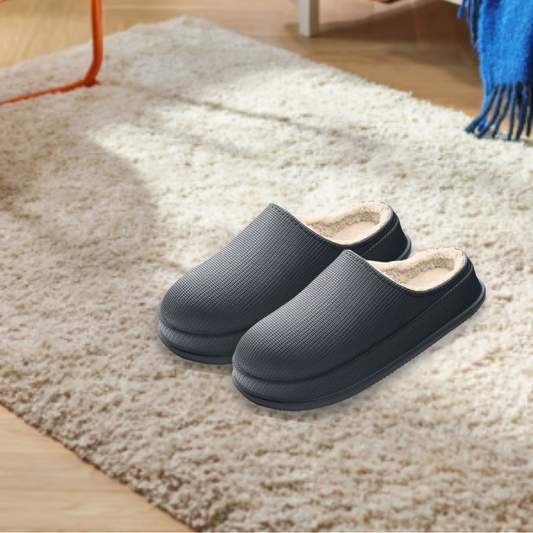 Dark Grey Ultimate Comfort Cloud Slippers