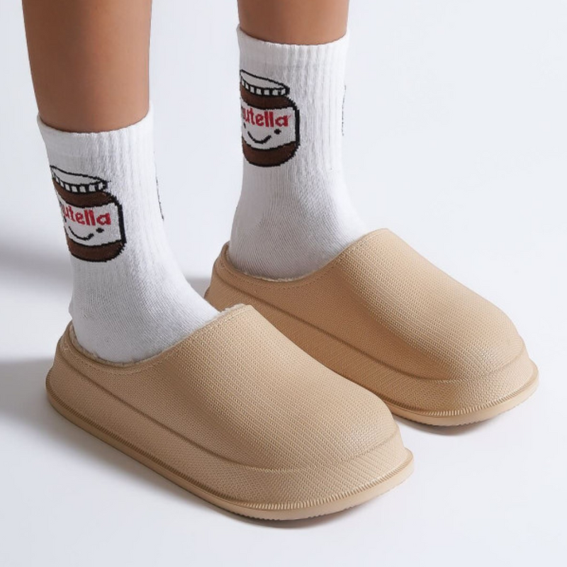 Black Ultimate Comfort Cloud Slides